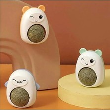 Kaymak Home Ayıcıklı Kedi Otu Yalama Topu