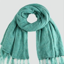 Zero Land Techmrt Örgülü Iplik Kışlık Şal - Vişne Çürüğü