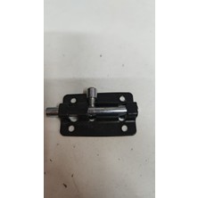 CTR Ticaret 5 cm Siyah Kapı Sürgüsü - Metal Fişek Sürgü - Bahçe ve Pencere Emniyet Kilidi