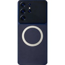 Fenza Samsung Galaxy S25 Ultra Uyumlu Kamera Korumalı Magsafe Wireless Şarj Özellikli Full Glass Arka Kapak