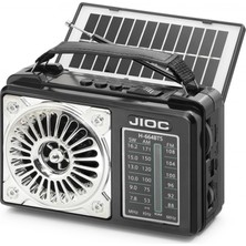 MiraLive Nostaljik Kamp ve Outdoor Solar Şarjli Tws Taşinabi̇li̇r Hoparlör H664BTS