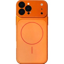 Fenza iPhone 16 Pro Max Uyumlu Kamera Korumalı Magsafe Wireless Şarj Özellikli Full Glass Arka Kapak