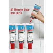 MiraLive Hsnet Beyaz Derz Dolgu Macunu Fayans Arası Temizlik ve Yenileme Çözümü 90 Metre