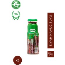 Ersu %100 Siyah Havuç Suyu 200 ml 6'lı