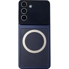 Fenza Samsung Galaxy S26 Plus Uyumlu Kamera Korumalı Magsafe Wireless Şarj Özellikli Full Glass Arka Kapak