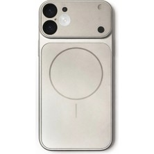 Fenza iPhone 16 Uyumlu Kamera Korumalı Magsafe Wireless Şarj Özellikli Full Glass Arka Kapak