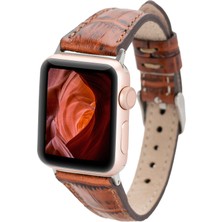 BloominBag Bloomband Signature Croc Brown Leather Apple Watch Band - 44/45/46/49MM