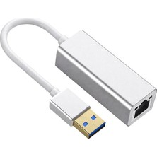 365Dükkan Fully H-608EM USB 3.0 To RJ45 Gigabit Ethernet Adaptör Çevirici Alüminyum Gövde