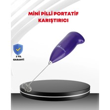 MiraLive El Tipi Pratik Mikser – Kahve, Süt, Bebek Maması ve Yumurta Çırpıcı