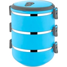 MiraLive Mavi 3lü Sefer Tası Saklama Kabı 1.8lt