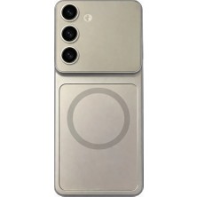 Fenza Samsung Galaxy S26 Plus Uyumlu Kamera Korumalı Magsafe Wireless Şarj Özellikli Full Glass Arka Kapak