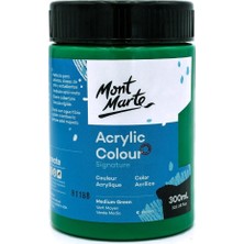 MONT MARTE Akrilik Renkli Boya Signature 300ml - Medium Green