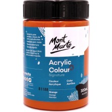 MONT MARTE Akrilik Renkli Boya Signature 300ml - Orange Yellow