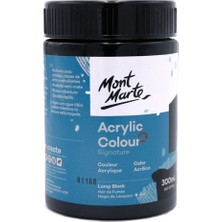 MONT MARTE Akrilik Renkli Boya Signature 300ml - Lamp Black