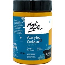 MONT MARTE mm Akrilik Renkli Boya Signature 300ML - Yellow Deep