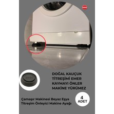 ZINK Çamaşır Makinesi vb. Kaydırmaz Titreşim Ayağı Stoper (4 adet) 