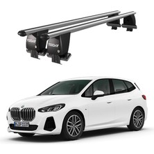 Today Auto Royal Bmw 2 Serisi Active Tourer (2021 ve Sonrası) Uyumlu Gri Oluksuz Ara Atkı Port Bagaj Tavan Barı