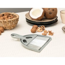 Madame Coco Graque Masa Temizleme Fırçası Beyaz / Gri Plastik 20x17x3 cm Kullanışlı Temizlik Aracı