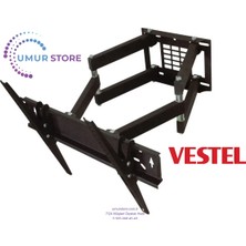 Genel Vestel Uyumlu 65UA9740 65" 4K Android 39-65 Inç Kilitli Hareketli LCD LED Tv Duvar Askı Aparatı