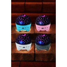 Zero Land Techmrt Gece Lambası Renkli Yıldızlı Gökyüzü Jeksiyon Gece Tan Yansıtma