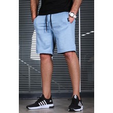 Madmext Mavi Regular Fit Şort 4842