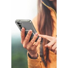Fenza Samsung Galaxy S25 Uyumlu Kamera Korumalı Magsafe Wireless Şarj Özellikli Lüks Şeffaf Silikon Telefon Kılıfı