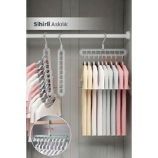 Orvila Sihirli Elbise Askısı 9 Gözlü Akıllı Askı Sihirli Askılık