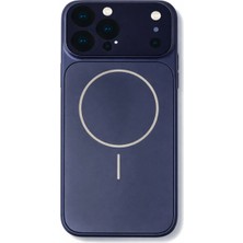 Fenza iPhone 13 Pro Uyumlu Kamera Korumalı Magsafe Wireless Şarj Özellikli Full Glass Arka Kapak
