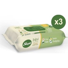 Sleepy Organik Pamuklu Temizlik Havlusu 3x50 Yaprak Hassas Ciltlere Uygun Doğal İçeriklerle