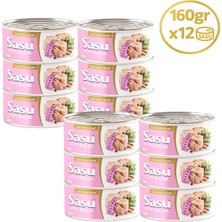 Sasu Light Suda Ton Balığı 12X160G Bütün Dilim
