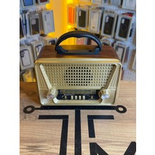 Avcı Teknoloji Market Güneş Panelli Şarjlı Radyo Bluetooth Hoparlör USB Sd Fm Am Radyo