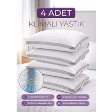 Days In Colours 4 Adet Klimalı Silikon Yastık - Daycool Serisi - 4 x 800 Gram Klimalı Kapitone Silikon Yastık