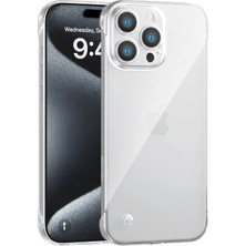 Fenza iPhone 16 Pro Uyumlu Kamera Korumalı Yanları Açık Sararmaz Sert Mika Şeffaf Kılıf