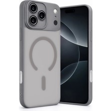 Streozd Newface  Iphone 17  Max Jota Lensli Magsafe Kapak - Titan Gri