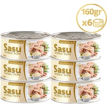 Sasu Mayonez Soslu Ton Balığı 6X160G Iri Parça