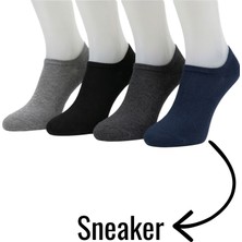 Erkek Premium Bambu Sneakers Çorap 8’li Set – %80 Gerçek Bambu Ipliği, Dikişsiz, Nefes Alan