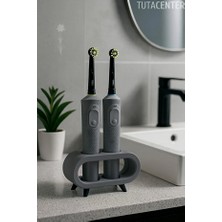 TUTACENTER Pilli ve Şarjlı Diş Fırçası Tutucu Stand (Tüm Modellere Uyumlu)