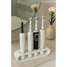 TUTACENTER Şarjlı Diş Fırçası Standı 4'lü - Modern Şık ve Pratik Çözüm