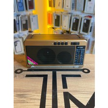 Avcı Teknoloji Market Nostaljik Tasarım Fenerli Şarjlı Radyo Bluetooth Hoparlör USB Tf Kart Girişli