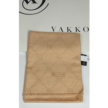 Vakko Pamuk Ipek Şal - 68 x 200 - 6356 Somon
