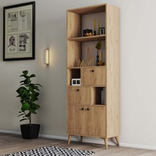 Mezza1956 Ninova Kitaplık 69 X 195 Sepet