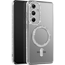 Streozd Joko  Galaxy A37 5g Joke Simli Magneticsafe Kılıf - Gümüş