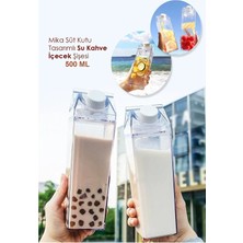 Kaymak Home Süt Kutusu Tasarımlı İçecek Şişesi