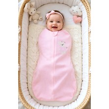 Sitilin 0-3 Ay Bebek Için %100 Pamuk Kundak, Cırt Cırtlı, Yumuşak Penye Kumaş, Nefes Alan Kumas STL7176