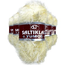 Saltıklar 5 Adet Yumoş Sakallı El Örgü Ipi Yünü 65