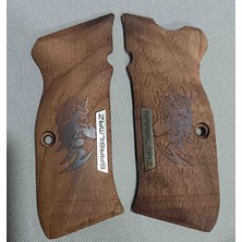 Yücel Av Bayii Sarsılmaz Kılınç 2000 Mega ve K11 Uyumlu Ahşap Lazer Işlemeli Kabza