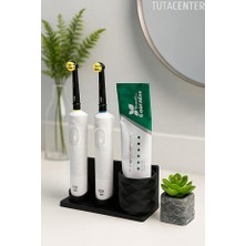 TUTACENTER Şarjlı ve Pilli Diş Fırçalık Tutucu Stand Beyaz (Tüm Modellere Uyumlu)