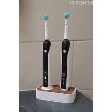 TUTACENTER Şarjlı Diş Fırçası Standı ( 1 Yuva Sarj Aleti ) ( 1 Yuva Diş Fırçası ) - Modern ve Şık Diş Fırçalık
