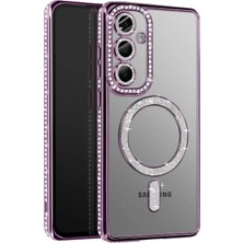 Streozd Joko  Galaxy A37 5g Joke Simli Magneticsafe Kılıf - Derin Mor