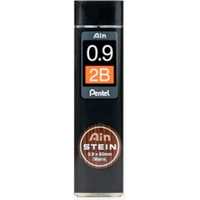 Pentel Ain Stein 0.9 mm 2B 36'lı Min (Uç)